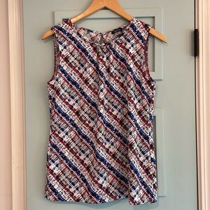 Tahari Arthur Levine small sleeveless top. Small.
